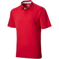 TGW Men's Collar Trim Solid Golf Polo, Red