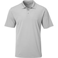 TGW Men's Collar Trim Solid Golf Polo, Grey