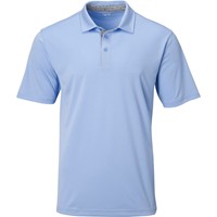 TGW Men's Collar Trim Solid Golf Polo, Light Blue