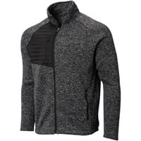 The Weather Co Men's Full Zip Knit Golf Jacket, Black