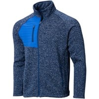 The Weather Co Men's Full Zip Knit Golf Jacket, Navy