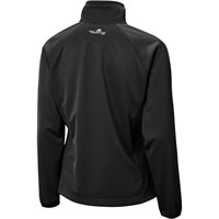 The Weather Co Women's Water Resistant Poly Flex Full Zip Golf Jacket, Black