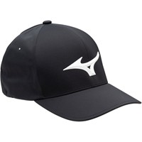 Mizuno Tour Delta Fitted Golf Hat, Black