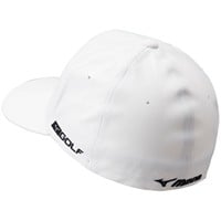 Mizuno Tour Delta Fitted Golf Hat, White/Black