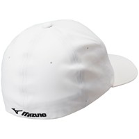 Mizuno Tour Delta Fitted Golf Hat, White/Black
