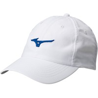 Mizuno Tour Adjustable Golf Hat, White/Blue