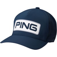 PING Tour Vented Delta Golf Hat, Navy