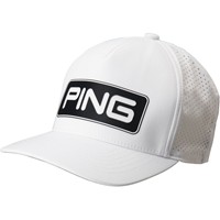 PING Tour Vented Delta Golf Hat, White