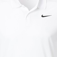 NIKE Men's Victory Long Sleeve Golf Polo, White
