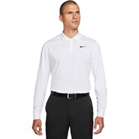 NIKE Men's Victory Long Sleeve Golf Polo, White