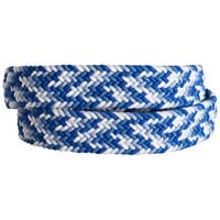 Greg Norman Men's Multi Color Braided Stretch Golf Belt, Blue