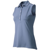 Greg Norman Women's Freedom Pique Sleeveless Golf Polo - Discontinued Style, Dark Navy