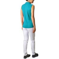 Greg Norman Women's Freedom Pique Sleeveless Golf Polo - Discontinued Style, Dark Blue