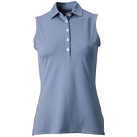 Greg Norman Women's Freedom Pique Sleeveless Golf Polo - Discontinued Style, Dark Navy