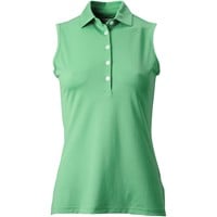 Greg Norman Women's Freedom Pique Sleeveless Golf Polo - Discontinued Style, Light Pink