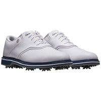 FootJoy Men's Originals Golf Shoes, White/Dark Blue