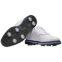 FootJoy Men's Originals Golf Shoes, White/Dark Blue
