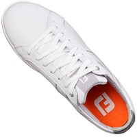 FootJoy Women's Links Golf Shoes - Previous Season Style, White/Tan