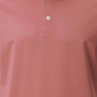 Greg Norman Men's Freedom Micro Pique Golf Polo, Light Orange
