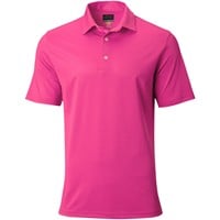 Greg Norman Men's Freedom Micro Pique Golf Polo, Hot Pink
