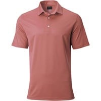 Greg Norman Men's Freedom Micro Pique Golf Polo, Light Orange