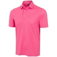 Greg Norman Men's Freedom Micro Pique Golf Polo, Pink