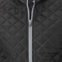 TGW Men's Quilted Golf Vest, Black