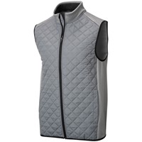 TGW Men's Quilted Golf Vest, Grey