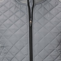 TGW Men's Quilted Golf Vest, Grey
