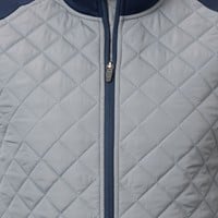 TGW Men's Quilted Golf Vest, Navy
