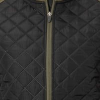 TGW Men's Quilted Golf Vest, Olive