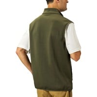TGW Men's Quilted Golf Vest, Olive