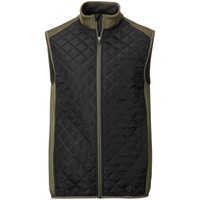 TGW Men's Quilted Golf Vest, Olive