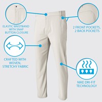 NIKE Men's Dri-Fit Victory Golf Pants, Dark Blue