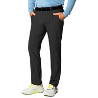 Greg Norman Men's Flat Front Stretch Tech Golf Pants, Black