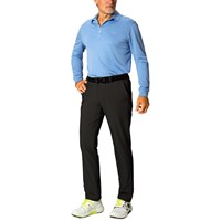 Greg Norman Men's Flat Front Stretch Tech Golf Pants, Black