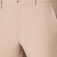 Greg Norman Men's Flat Front Stretch Tech Golf Pants, Khaki