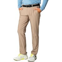 Greg Norman Men's Flat Front Stretch Tech Golf Pants, Khaki