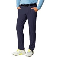 Greg Norman Men's Flat Front Stretch Tech Golf Pants, Dark Navy