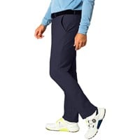 Greg Norman Men's Flat Front Stretch Tech Golf Pants, Dark Navy