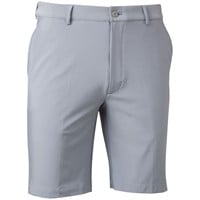 Greg Norman Men's Flat Front Stretch Tech 9in Golf Shorts, Grey