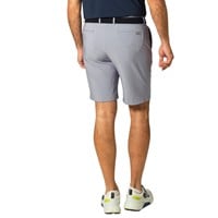 Greg Norman Men's Flat Front Stretch Tech 9in Golf Shorts, Grey