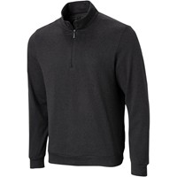 Greg Norman Mens Lined Golf Wind Sweater, Black