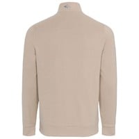 Greg Norman Mens Lined Golf Wind Sweater, Khaki