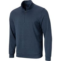 Greg Norman Mens Lined Golf Wind Sweater, Navy