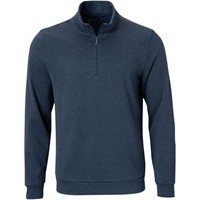 Greg Norman Mens Lined Golf Wind Sweater, Navy