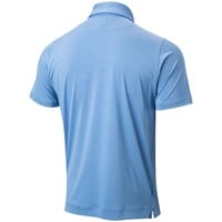 FootJoy Men's Solid Lisle Self Collar Athletic Fit Golf Polo, Dark Blue