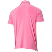 FootJoy Men's Solid Lisle Self Collar Athletic Fit Golf Polo, Pink