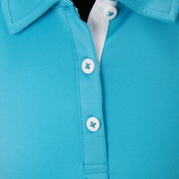 FootJoy Junior Short Sleeve Golf Polo, Teal
