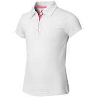 FootJoy Junior Short Sleeve Golf Polo, White